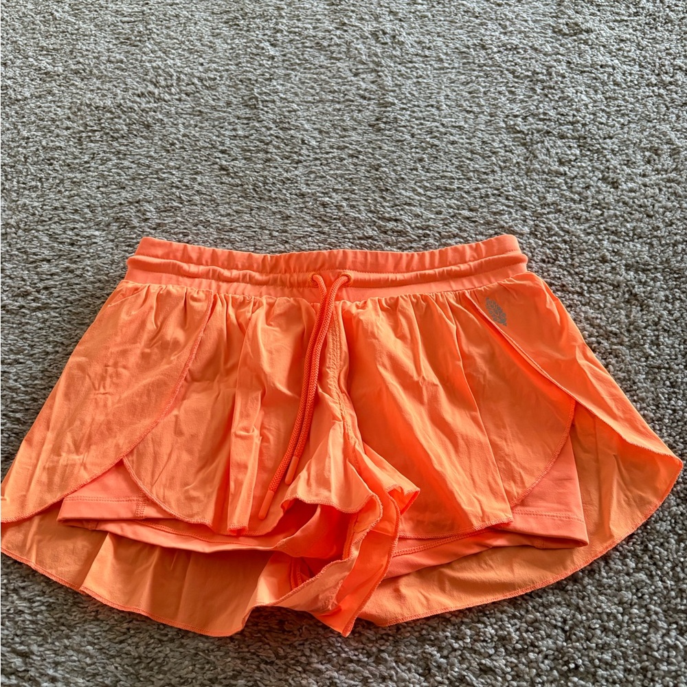 FP Movement by Free People Bright Orange Athletic Shorts